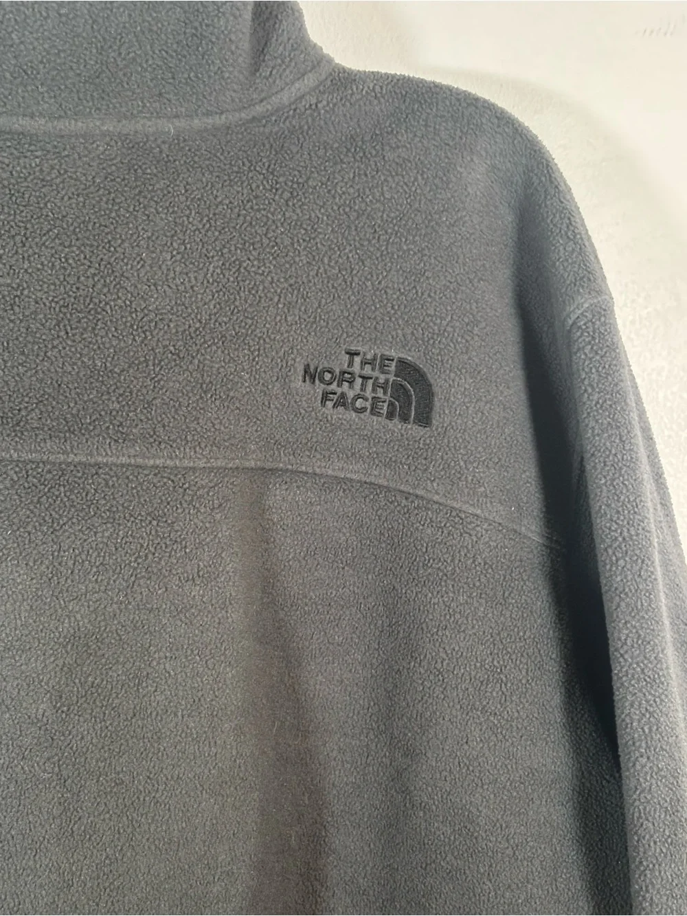 The North Face Polartec 1/4 Zip Fleece Pullover Gray Men’s Large